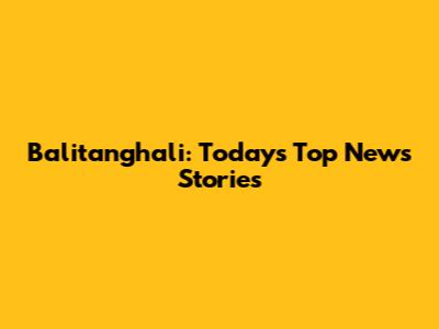 Balitanghali: Today's Top News Stories
