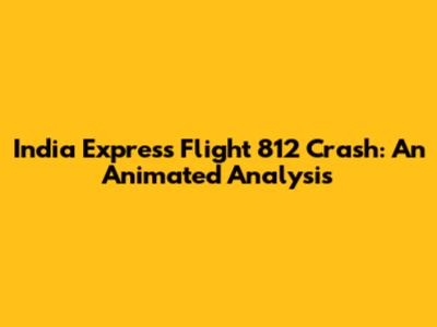 India Express Flight 812 Crash: An Animated Analysis