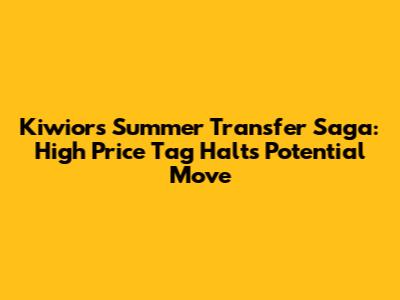 Kiwior's Summer Transfer Saga: High Price Tag Halts Potential Move