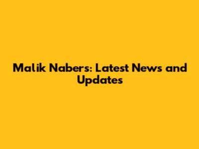 Malik Nabers: Latest News and Updates