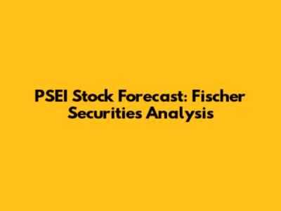PSEI Stock Forecast: Fischer Securities Analysis